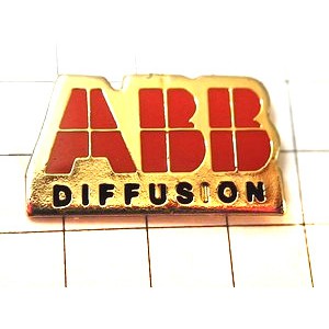 ピンバッジ・アルファベットＡＢＢ ABB SWEDEN