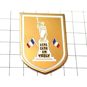 ピンバッジ・フランス国旗ミリタリー紋章 VESLY FRANCE FLAG