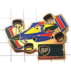 ピンバッジ・F1レースカー車BP石油 BRITISH-PETROLEUM ENGLAND