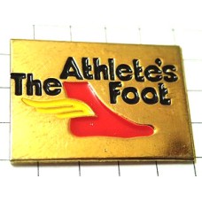 ピンバッジ・アスリートフット翼の生えた足 THE-ATHLETES-FOOT