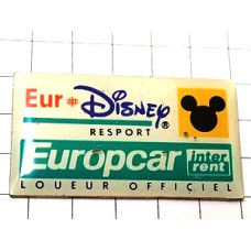 ピンバッジ・ユーロディズニーミッキーマウス EURODISNEY EUROPCAR MICKEY