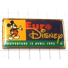 ピンバッジ・ユーロディズニー1992年４月12日開園記念 EURODISNEY OPENING-DAY MICKEY