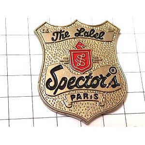 ピンバッジ・スペクターズ紋章パリ SPECTORS PARIS JEANS