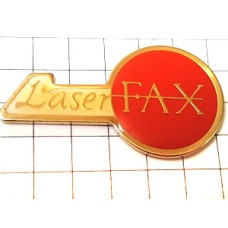 ピンバッジ・レーザーファックス/FAX LASER-FAX