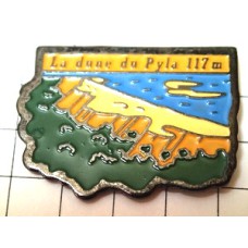 ピンバッジ・ピラ砂丘砂浜の海岸 DUNE-DU-PYLA PYLA LANDES FRANCE