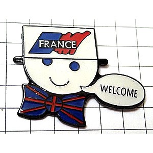 ピンバッジ・フランス大会ワールドカップサッカー英国国旗