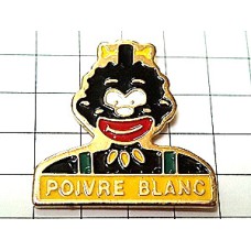 ピンバッジ・アフリカの女の子 POIVRE-BLANC FRANCE