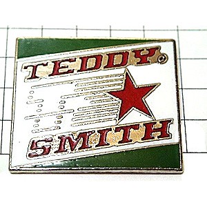 ピンバッジ・テディスミス星ジーンズ洋服 TEDDY-SMITH JEANS USA