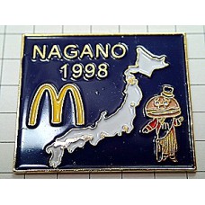 ピンバッジ・長野五輪マクドナルドＭメイヤーマックチーズ市長