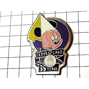 ピンバッジ・ミニーのファンタジーランド35年ディズニー