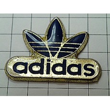 ピンバッジ・アディダスadidasロゴ青