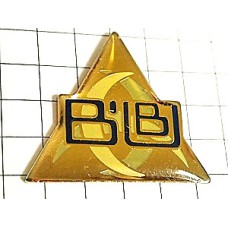 ピンバッジ・三日月「Ｂ」三角