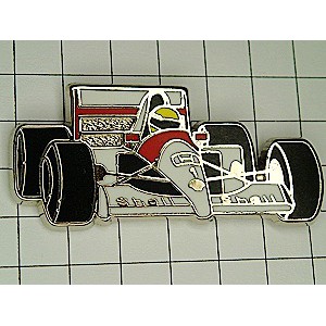 ピンバッジ・アイルトンセナF1ホンダ車