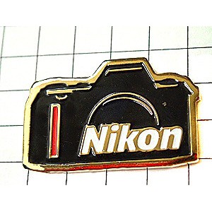 ピンバッジ・ニコン一眼レフ写真カメラ撮影 NIKON