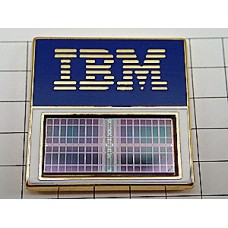 ピンバッジ・IBMの半導体アイビーエム