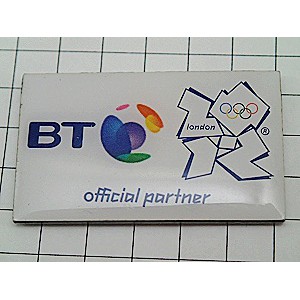 ピンバッジ・ロンドン五輪スポンサーBTイギリス電話会社