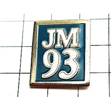 ピンバッジ・アルファベットJMと93