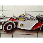 ピンバッジ・アイルトンセナF1レース車