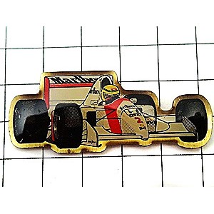 ピンバッジ・アイルトンセナF1ホンダ車