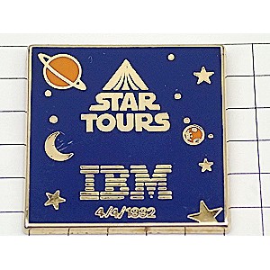 ピンバッジ・ＩＢＭスターツアーズ星空の夜ディズニーランド