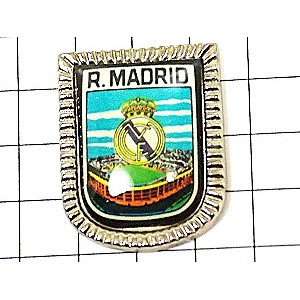 ピンバッジ・レアルマドリード王冠サッカー紋章 REAL-MADRID SPAIN MFC FCM