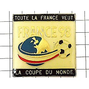 ピンバッジ・ワールドカップサッカーフランス大会 FRANCE98 WORLDCUP 1998