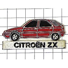 ピンバッジ・シトロエンZX赤い車 CITROEN FRANCE