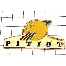 ピンバッジ・黄色い光る丸 PITIOT