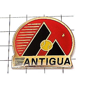 ピンバッジ・アンティグアＡテニス球 ANTIGUA CARAIBES