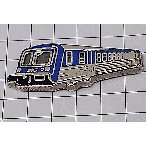 ピンバッジ・ＳＮＣＦ青い車両フランス鉄道