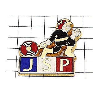 ピンバッジ・消防士トリコロールＪＳＰ