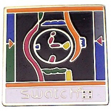 ピンバッジ・スウォッチ時計 SWATCH SWISS 