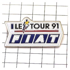 ピンバッジ・ツールドフランス自転車フィアット車スポンサー LE-TOUR-DE-FRANCE FIAT ITALIA ITALY