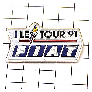 ピンバッジ・ツールドフランス自転車フィアット車スポンサー LE-TOUR-DE-FRANCE FIAT ITALIA ITALY