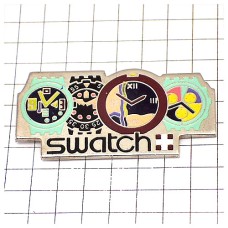 ピンバッジ・スウォッチ時計いろいろ SWATCH SWISS