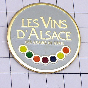 ピンバッジ・アルザスワイン葡萄酒 LES-VINS-D-ALSACE FRANCE