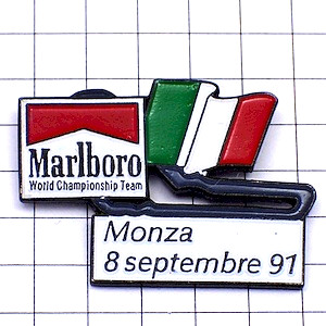 ピンバッジ・モンザF1サーキット車イタリア国旗 MONZA CIRCUIT ITALIA FLAG