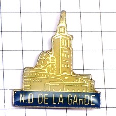 ピンバッジ・マルセイユのノートルダム寺院 MARSEILLE NOTRE-DAME-DE-LA-GARDE FRANCE