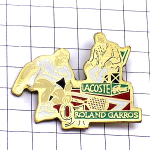 ピンバッジ・全仏オープンテニス大会ラコステ鰐 LACOSTE ROLAND-GARROS PARIS FRANCE