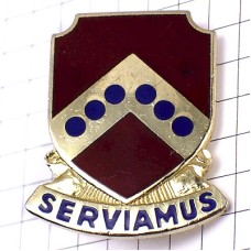 ピンバッジ・フランス軍メダル型ミリタリー SERVIAMUS