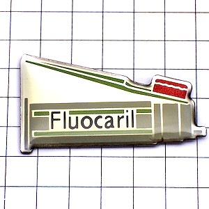 ピンバッジ・歯ブラシ歯みがき歯医者さん FLUOCARIL