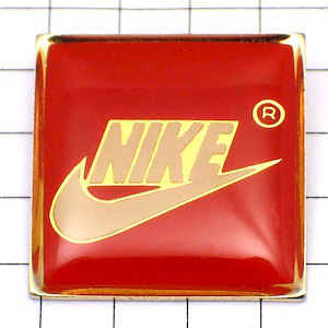 ピンバッジ・ナイキ赤いマークNIKE