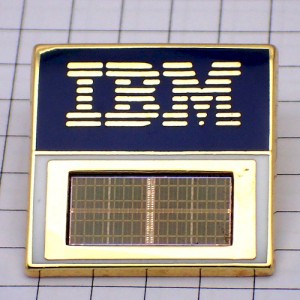 ピンバッジ・IBMの半導体アイビーエム