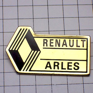 ピンバッジ・ルノーのロゴ車 RENAULT FRANCE