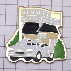 ピンバッジ・ルノー白い車 RENAULT PROFESSIONAL FRANCE