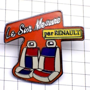 ピンバッジ・ルノーの車の椅子 RENAULT FRANCE