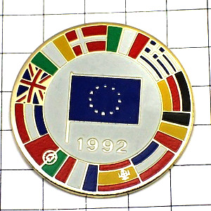 ピンバッジ・ユーロ12ヶ国旗1992年 FLAG EUROPE