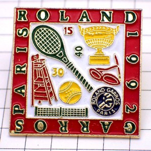 ピンバッジ・パリ全仏オープンテニス大会 ROLAND-GARROS PARIS FRANCE