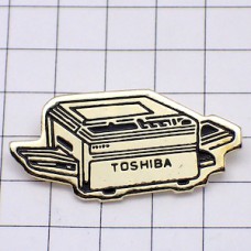 ピンバッジ・東芝コピー機ゴールド金色