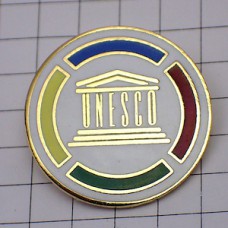 ピンバッジ・ユネスコ国際連合教育科学文化機関 UNESCO